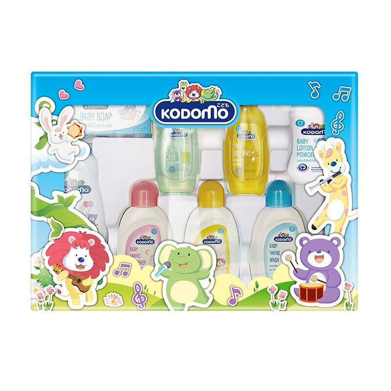 KODOMO Gift Set ชุดของขวัญ โคโดโม เพื่อลูกน้อย ขนาดใหญ่ x 8ชิ้น