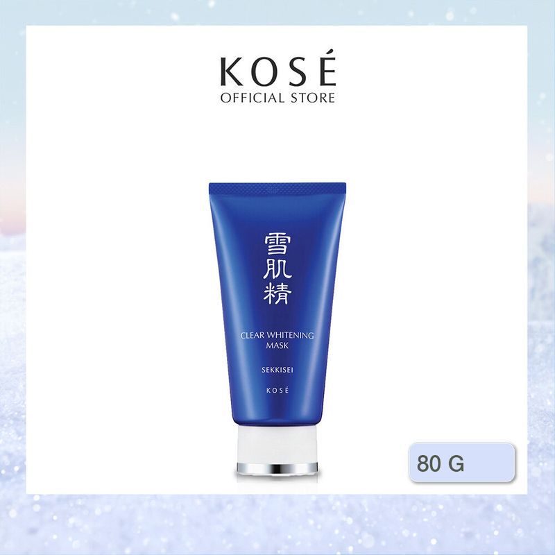 KOSE SEKKISEI Clear Whitening Mask 80g โคเซ่ เซกิเซ เคลียร์ ไวท์เทนนิ่ง มาส์ก 80 กรัม