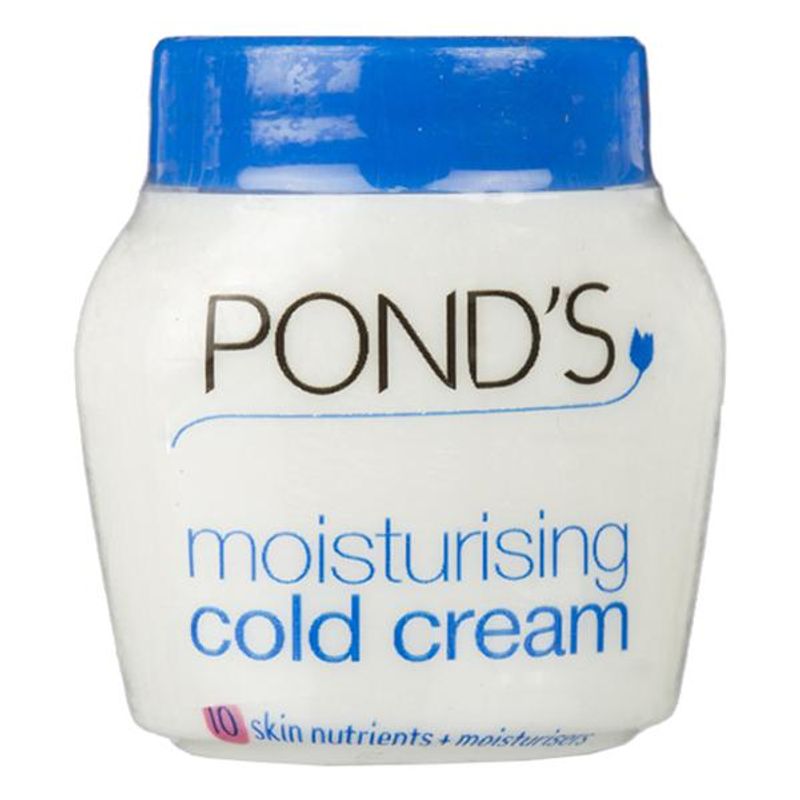 Pond’s Moisturizing Cold Cream ครีม ทาตัว ทาหน้า ชุ่มชื้นมาก ผิวแห้ง อากาศหนาว ทาหน้า ล้างเครื่องสำอาง นำเข้าจากอินเดีย 6 กรัม