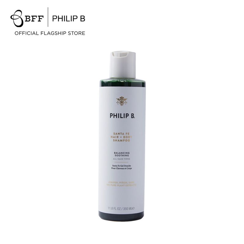 Philip B. - Santa Fe Hair + Body Shampoo แชมพูลดผมร่วง (ผมร่วง ลดผมหงอก เชียบัตเตอร์ ผมนุ่ม บำรุงหนังศีรษะ)