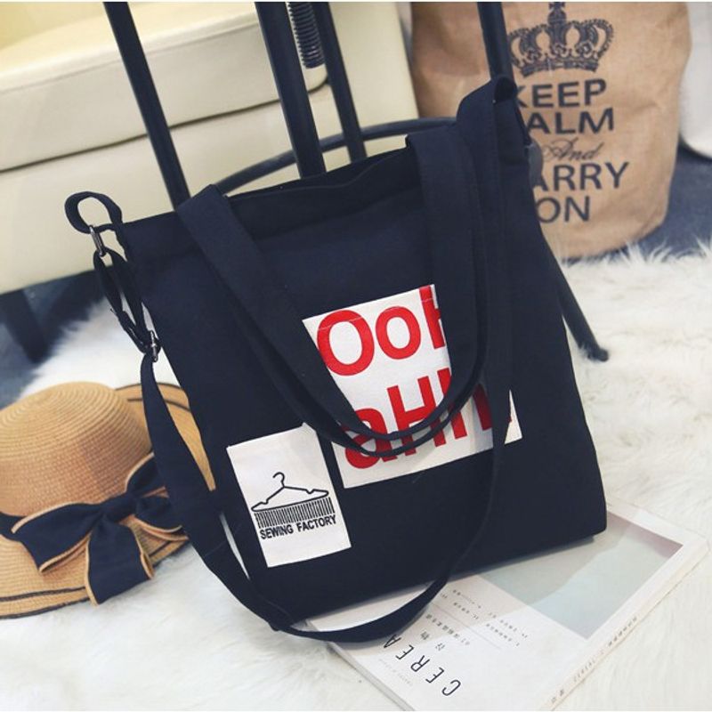 👜โปร99บาท👜มาใหม่กระเป๋าผ้า Ooh aHh ลายน่ารัก สุดคิ้วท์ สไตล์ฮิต