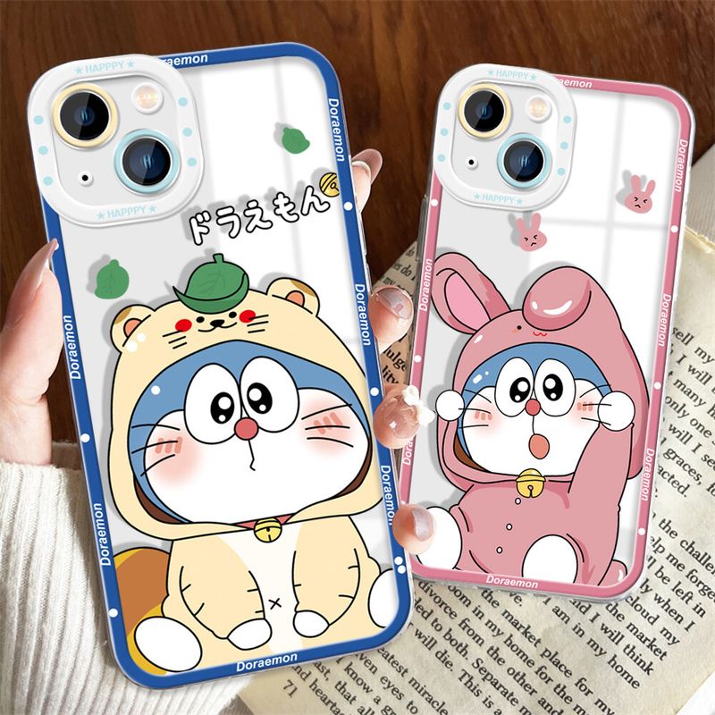 Hontinga ปลอกเคสสำหรับ Samsung Galaxy Note 10 Lite Note 10 Plus 5G S10 Plus S10 + Note10 + เคสใสเคสอะนิเมะ Doraemon Soft ซิลิโคนคลุมทั้งหมดเคสป้องกันกล้องกันกระแทกเคสยางฝาหลังเคสใส่โทรศัพท์แบบนิ่ม