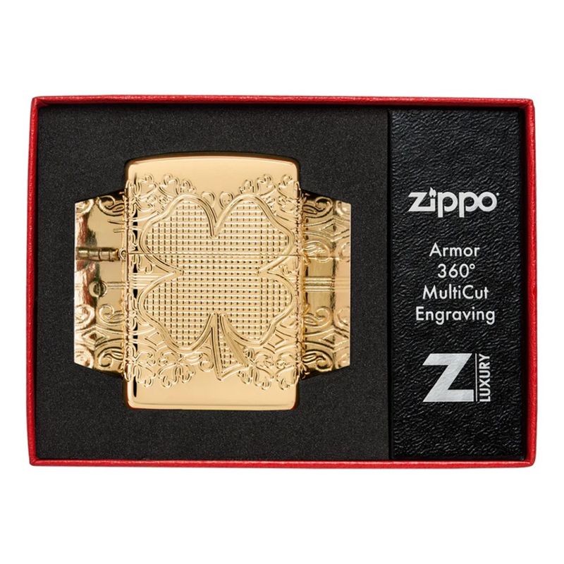 Zippo 46301 Lucky Clover Design