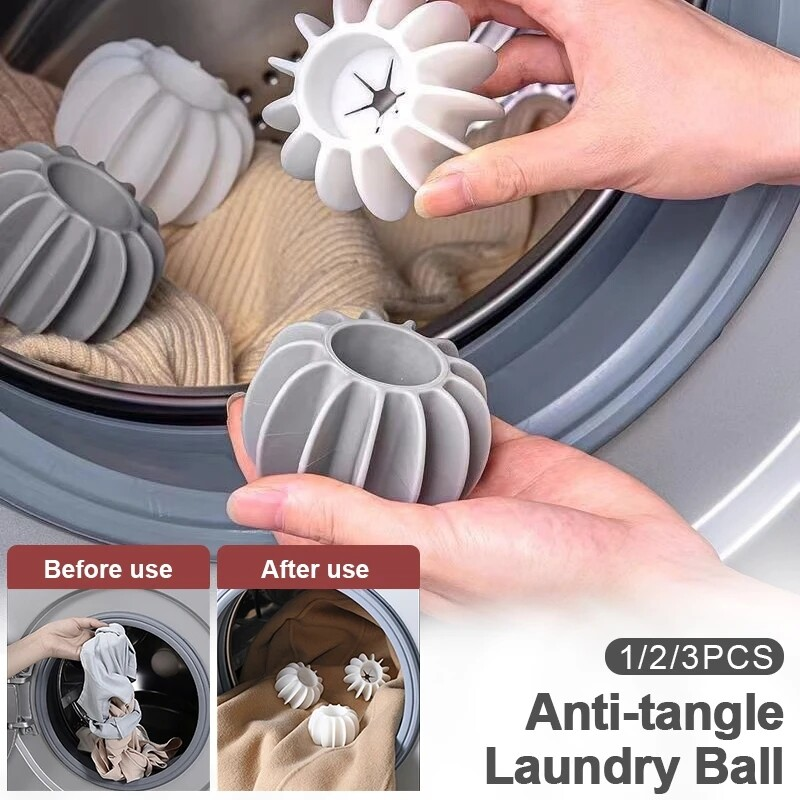 ที่ดักขนสำหรับใช้ในบ้านลูกบอลเครื่องซักผ้า Bola Laundry ทำจากซิลิโคน