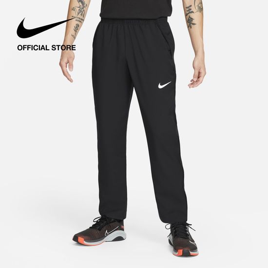 Nike Men's Dri-FIT Woven Pants - Black ไนกี้ กางเกงออกกำลังกายผู้ชาย - สีดำ