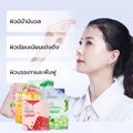 มาส์กหน้า สูตรผิวขาวกระจ่างใสและบำรุงฟื้นฟูผิว,ว่านหางจระเข้30g,1 แผ่น