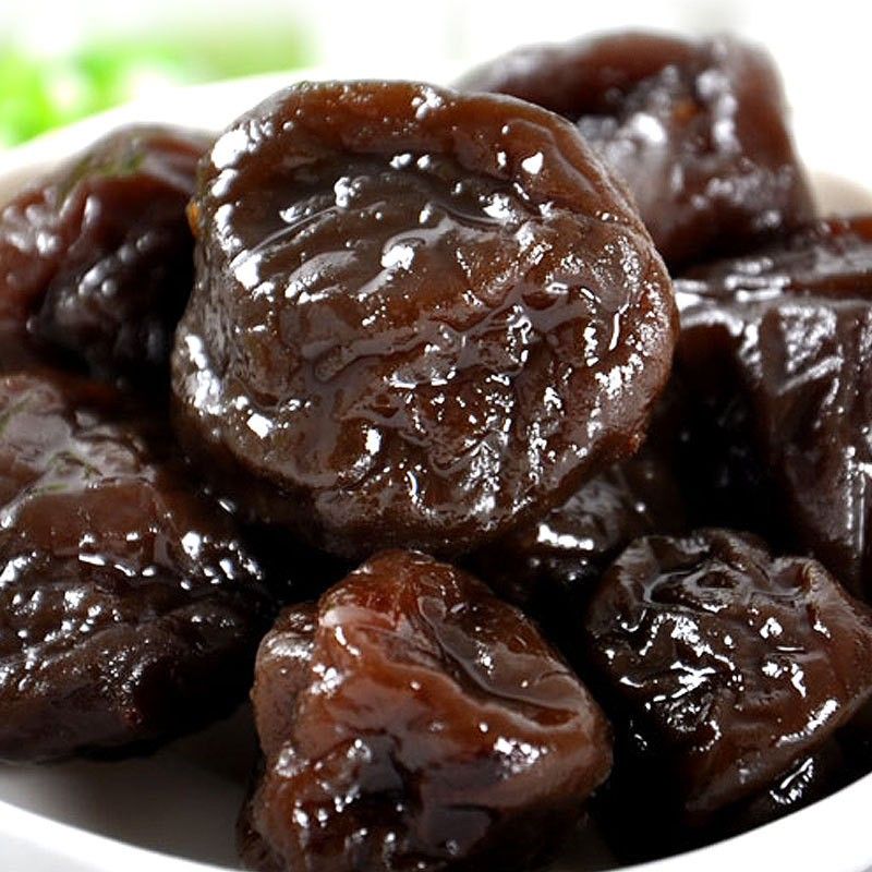 พรุนนำเข้า (พรุนแช่อิ่ม) 500 g มีเมล็ด เปรี้ยวอมหวาน #Pickled Prune #ผลไม้อบแห้ง