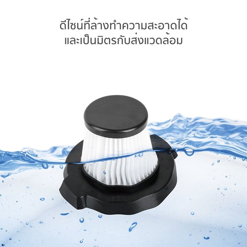 Simplus 12000 PA XCLX002 องค์ประกอบตัวกรองของเครื่องดูดฝุ่นได้รับการปรับให้เข้ากับ