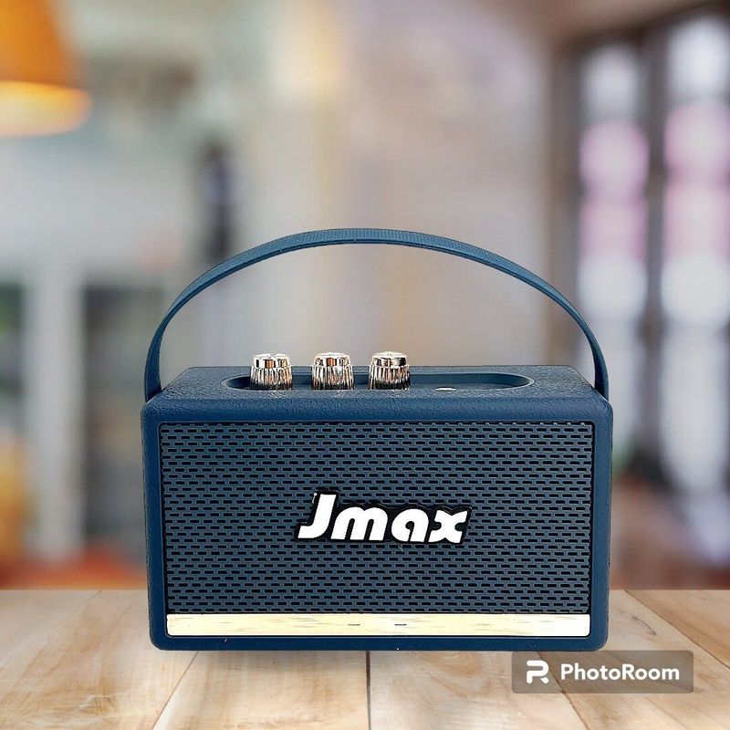 Jmax ลำโพงบลูทูธไร้สาย เสียงดี เบสเเน่น ขนาดพกพา ดีไซน์สวย มินิมอล สินค้าพร้อมจัดส่ง