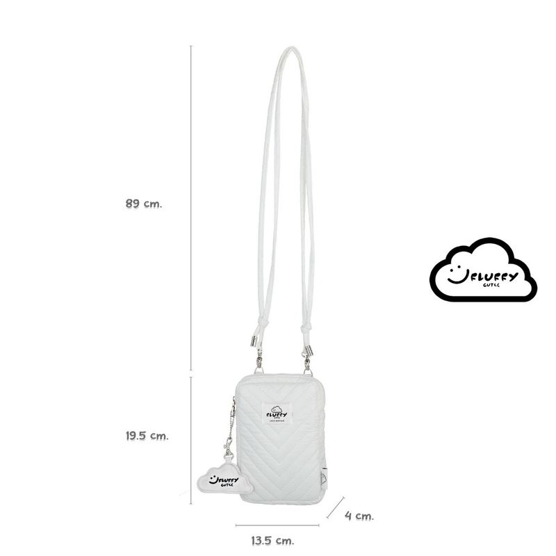 Louis Montini (Fluffy) กระเป๋าสะพายข้าง shoulder bag กระเป๋าฟองน้ำ FFB02