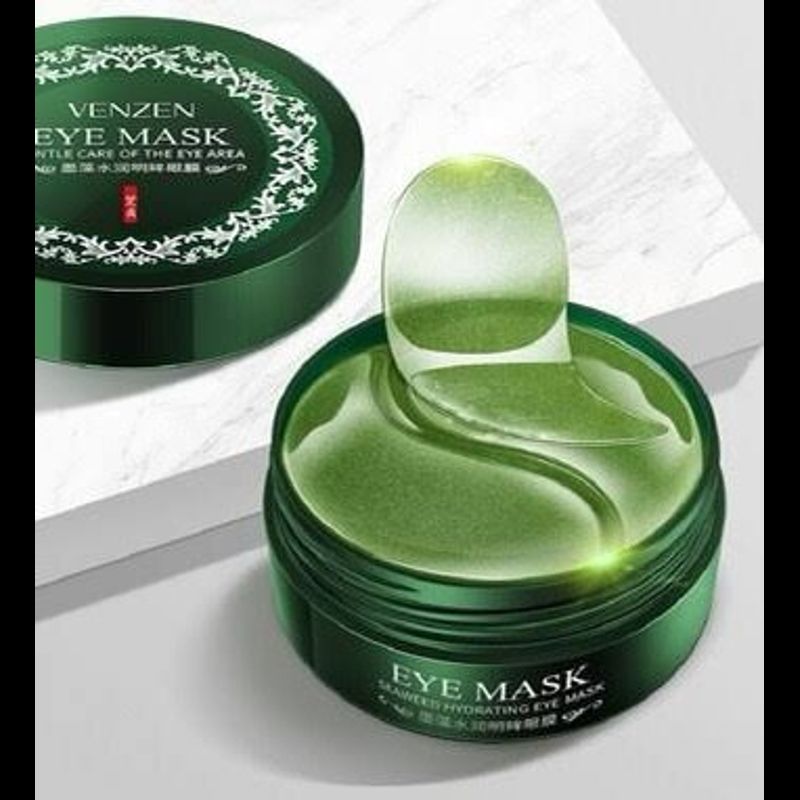 แผ่นมาส์กตาสูตรสาหร่าย VENZEN EYE SEAWEED MASK 60 ชิ้น ลดตาดำ ลดรอยหมองคล้ำใต้ตา