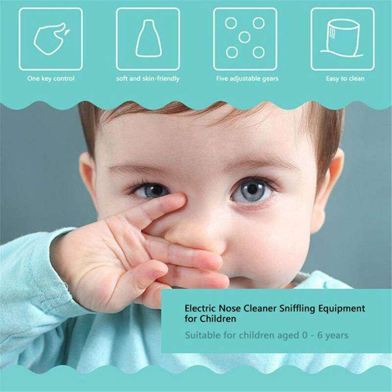 【พร้อมส่ง】ที่ดูดน้ำมูกเด็ก เครื่องดูดน้ำมูกอัตโนมัติ Nasal Aspirator For Children