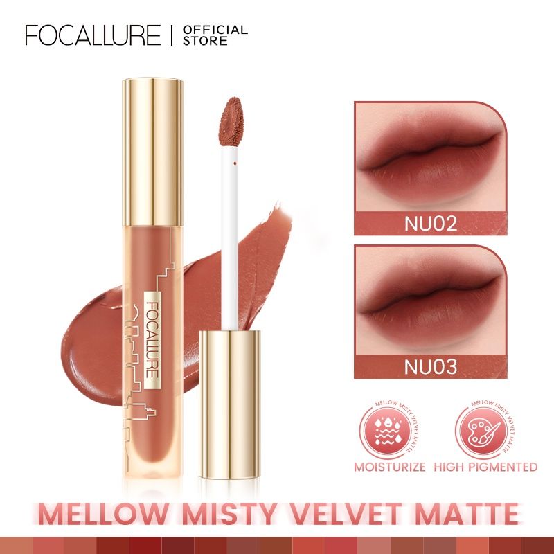 Focallure#Mordenurban Misty City ทินท์กํามะหยี่ เนื้อแมตต์ ให้ความชุ่มชื่นยาวนาน