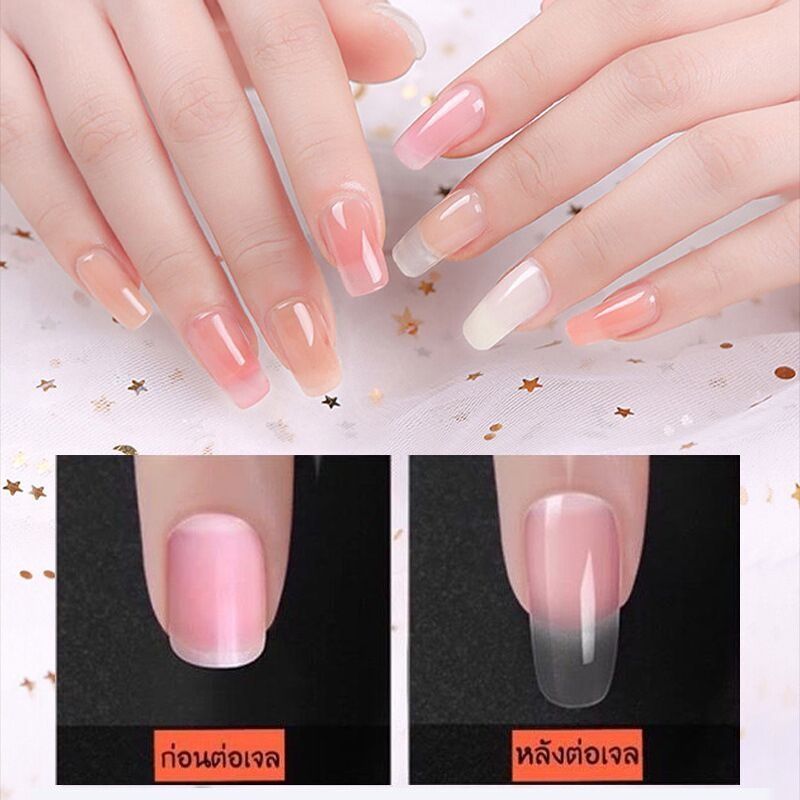 💖โพลีเจล ต่อเล็บเจล 15ML ทําเล็บเจล UV ต่อเล็บขึ้นฟอร์มตัวเลือก 15สี Poly Gel Nail Extention โพลีเจล