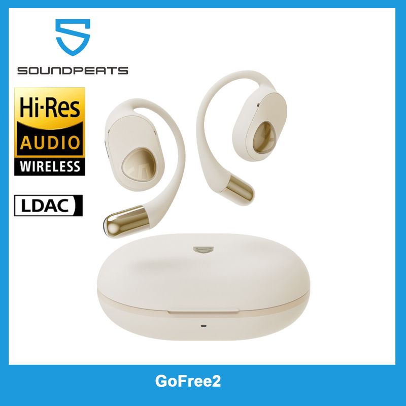 Soundpeats GoFree2 Hi-Res LDAC บลูทูธไร้สาย V5.3การเชื่อมต่อหลายจุด16.2Mm โหมดเกมไดรฟ์เวอร์ไดนามิกหูฟังหูฟังไร้สายบลูทูธควบคุมแบบสัมผัส