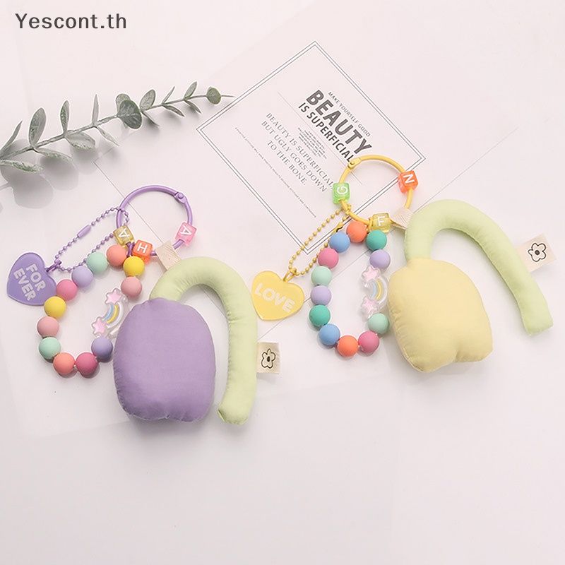 Yescont พวงกุญแจ จี้ดอกทิวลิป สีแคนดี้ สําหรับตกแต่งกระเป๋า