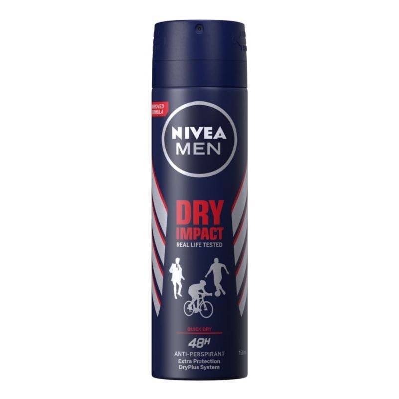 NIVEA Spray นีเวีย สเปรย์ลดเหงื่อ และ ระงับ กลิ่นกาย  ขนาด 150 มล.