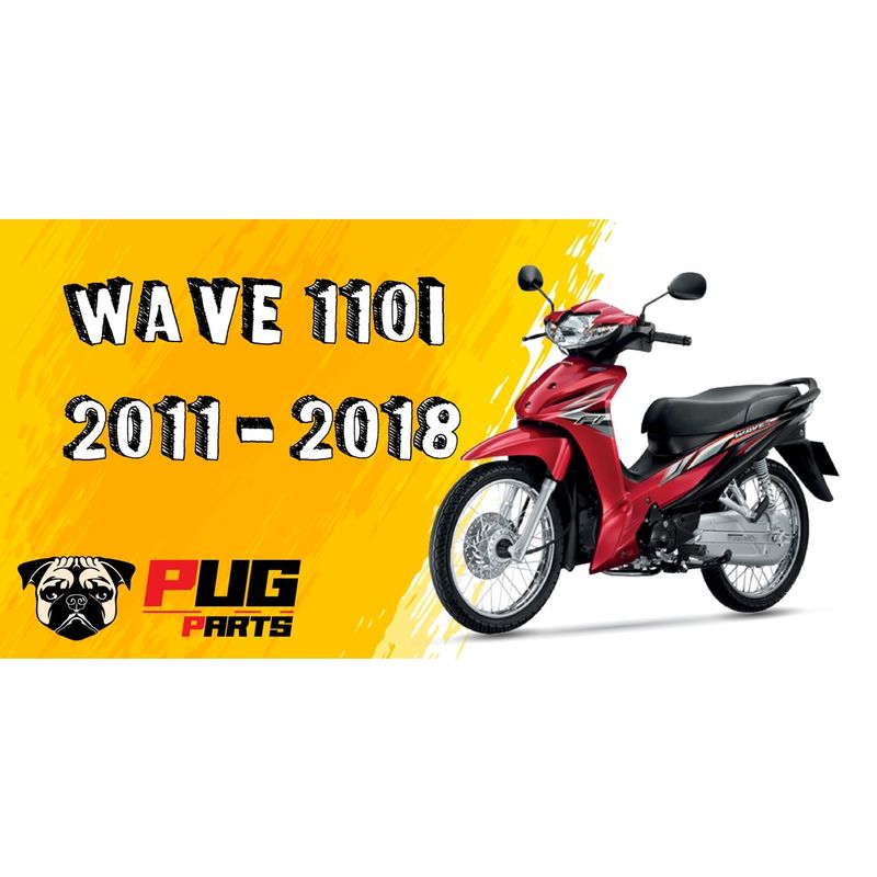 PUGParts ชุดสีwave 110 i new ชุดสีเวฟ110i wave110i new ปี2011-2018 (ชุด15ชิ้น) สีม่วงแก้ว เฟรมสีเวฟ110i เฟรมwave110i new