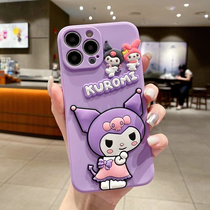 Huawei Y7a Y6p Y9a Y7p โนวา Y61 Y70 Y90 9 7 10 SE 8i 7i 3i 5T Y9นายก2019 Y9S โปรการ์ตูน Kuromi นุ่มน่ารักเคสโทรศัพท์