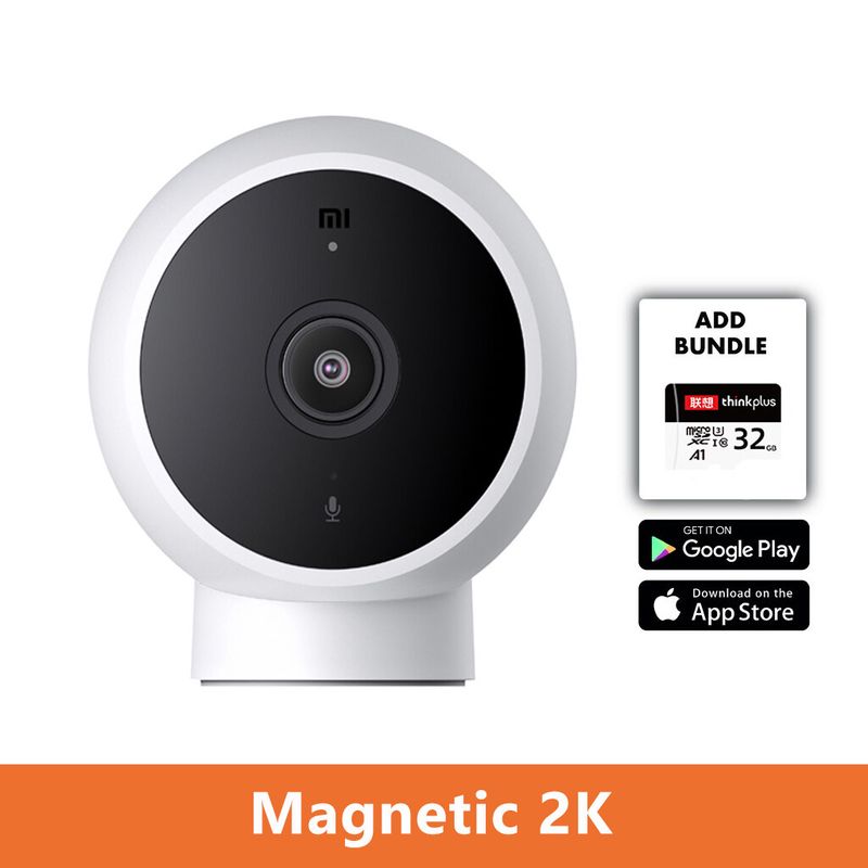 Xiaomi MI Smart Camera 2K AI การตรวจจับฮิวแมนนอยด์ HD 2304 x 1296P Night Vision wifi ไร้สาย มอนิเตอร์โฮมสมาร์ทกล้องในร่ม CCTV Security Cameras Chinese version