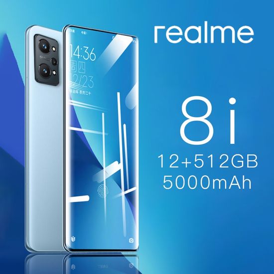 Realme 8i 2024ใหม่ของแท้  5G โทรศัพท์มือถือ สเปคแท้100% โทรศัพท์มือถือ แกะ16GB รอม512GB 5G โทรศัพท์ถูกๆ COD