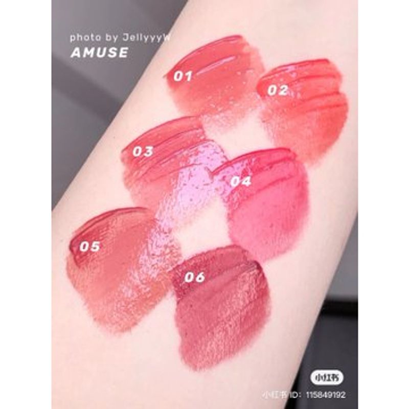 (🌼แท้ / พร้อมส่ง🌼)AMUSE JEL-FIT TINT 3.8g. ลิปทิ้นท์เนื้อเจลลี่