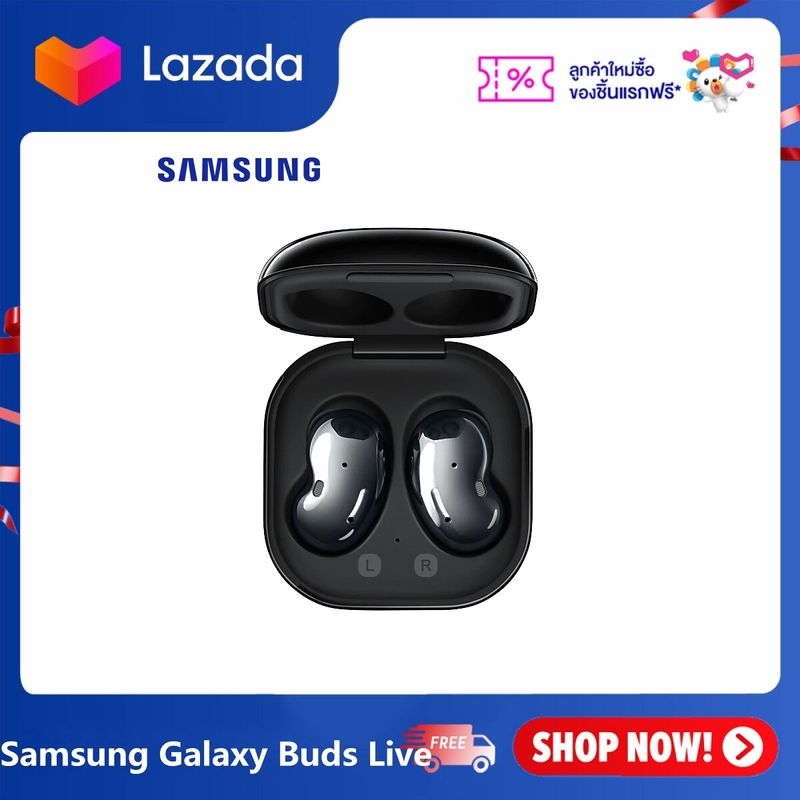 ซัมซุง หูฟังบลูทูธ Samsung Galaxy Buds Live TWS True Wireless Bluetooth Headphones Headsets Sports Music Earphones HIFI Noise Isolating หูฟังไร้สาย หูฟังบลูทูธ หูฟังไร้สาย เครื่องเสียง Galaxy Buds+2 Wireless Bluetooth in-Ear Headphones Wireless Earbuds