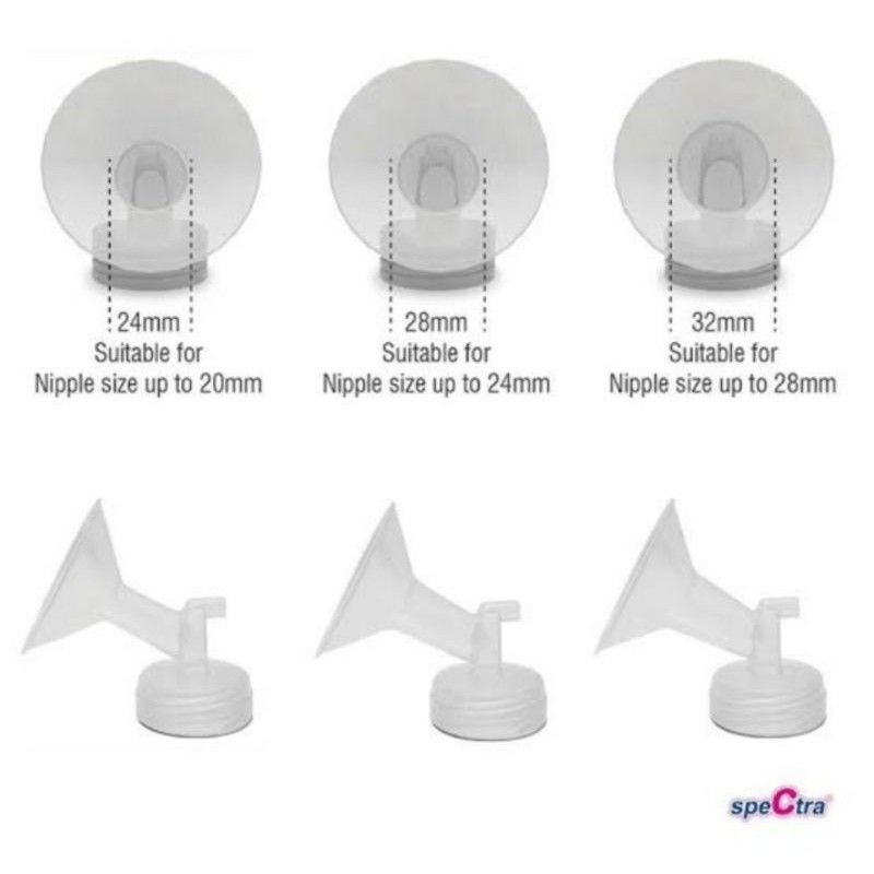 กรวยปั๊มนม สเปคต้า Spectra 24 28 32 มิล 😊อะไหล่ spectra /cimilre 📍📍 ชุดกรวย ปากเป็ด ตลับกันย้อน