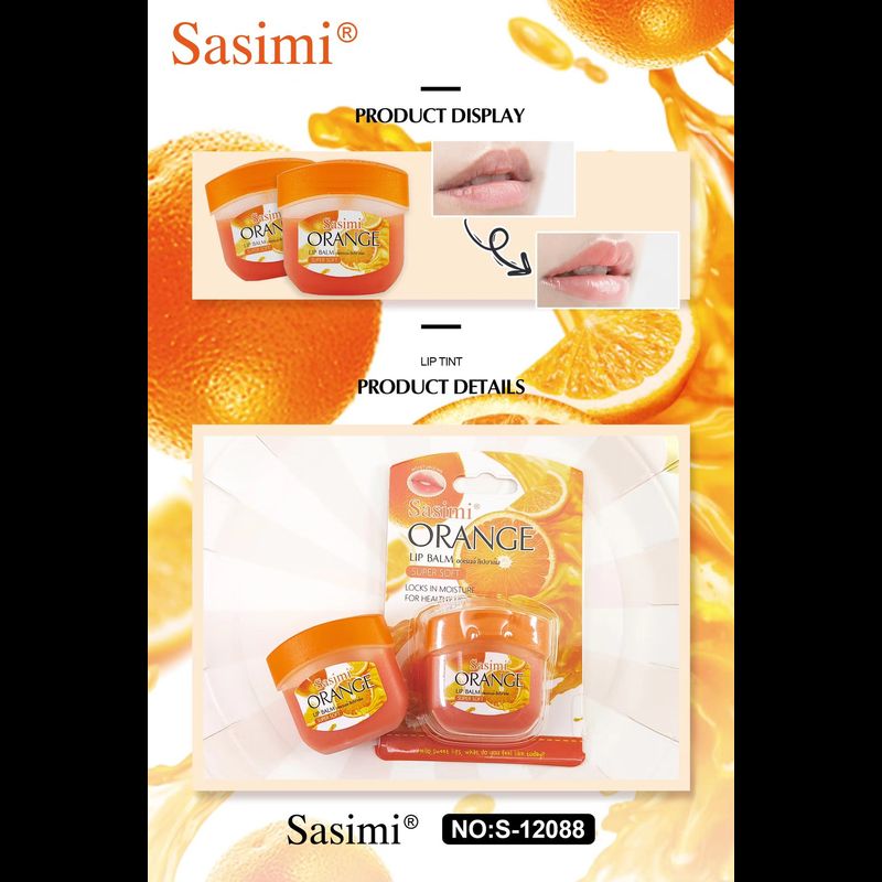 SASIMI LIP BALM ลิปบาล์มบำรุงริมฝีปาก ให้นุ่ม ชุ่มชื้น