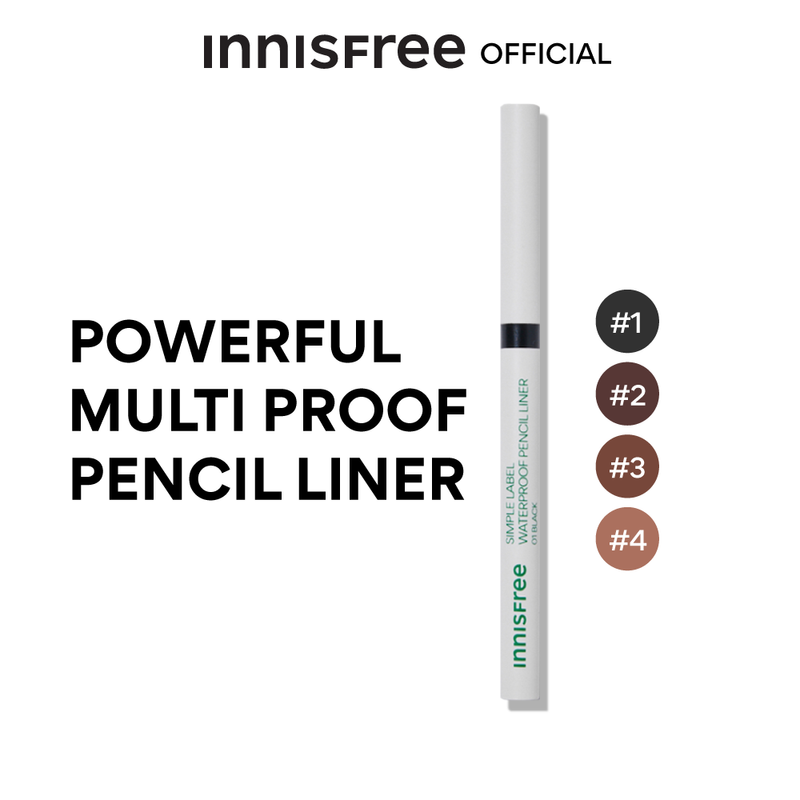 innisfree Simple Label Waterproof Pencil Liner อินนิสฟรี ซิมเปิล เลเบิล อายไลน์เนอร์ กันน้ำ