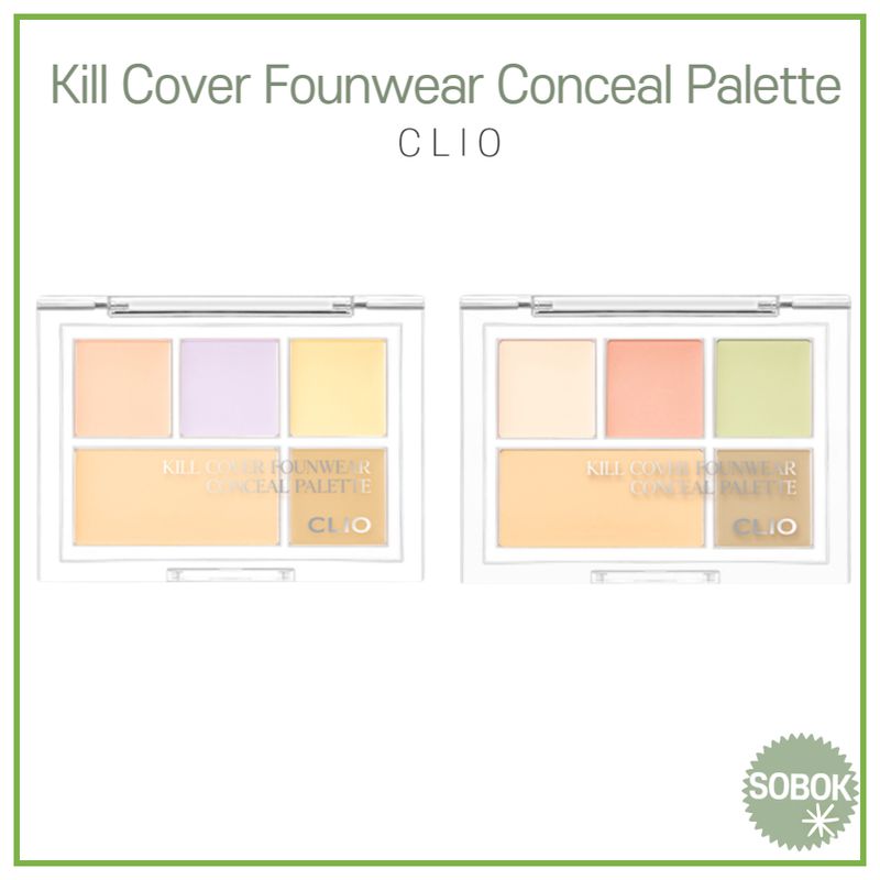 [CLIO] Kill Cover Founwear Conceal Palette pure joy delight concealer คอนซีลเลอร์พาเลท