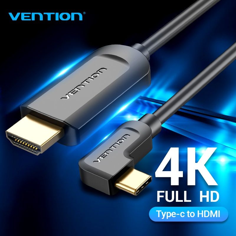 Vention สายอะเเดปเตอร์USB C เป็น HDMI Cable 4K@60Hz HDMI สำหรับ 2018 Galaxy S10 CGV