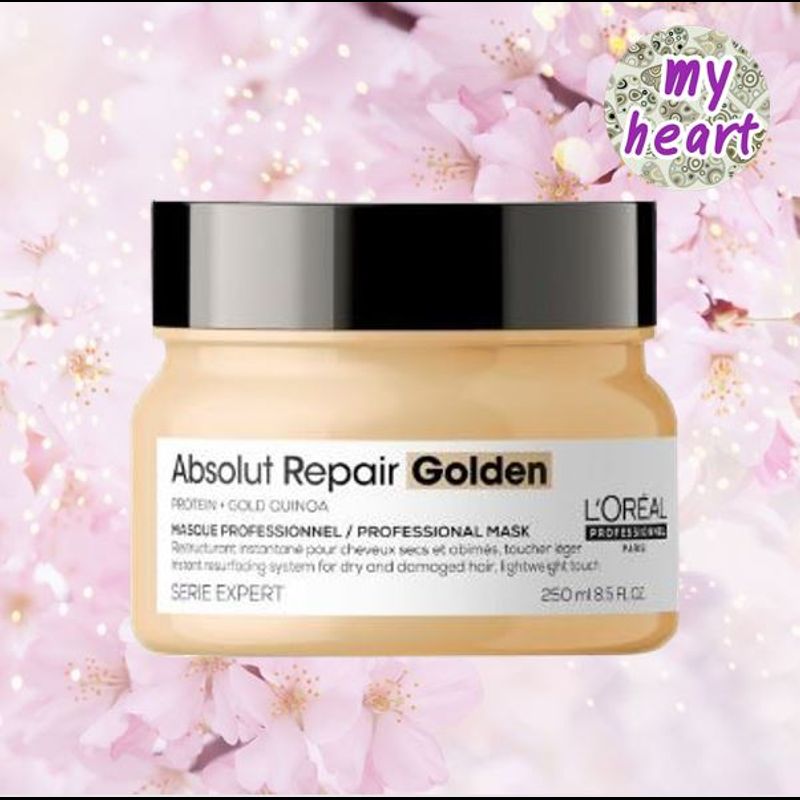 Loreal Absolut Repair Shampoo/Mask/Golden Mask/10 in 1 Oil แชมพู มาส์ค อาหารผม สำหรับผมแห้งเสีย