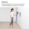 Dyson Digital Slim ™ Fluffy Cordless Vacuum Cleaner (Iron/Purple) เครื่องดูดฝุ่นไร้สาย ไดสัน