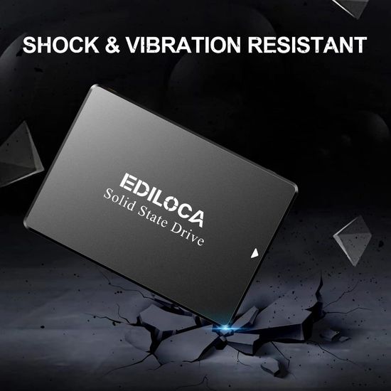 Ediloca ES106 2.5'' SATA SSD 128GB 256GB 512GB 3D NAND -WARRANTY 5 YEARS-เหมาะสำหรับโน๊ตบุ๊คและเดสก์ท็อป