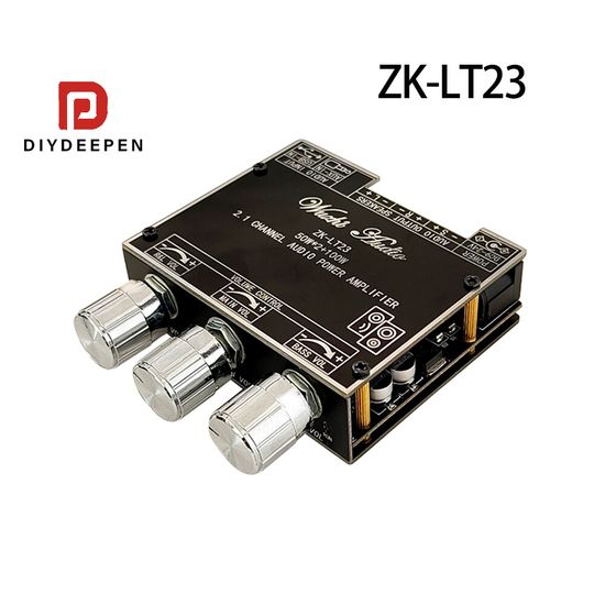 ZK-LT23 2.1 ช่อง 50W * 2 + 100W ซับวูฟเฟอร์บลูทู ธ เครื่องขยายเสียงเสียง Amplifiers 2.1 ช่องสัญญาณฟังก์ชั่นเสียงบลูทู ธ โมดูล 50WX2+100W ซับวูฟเฟอร์