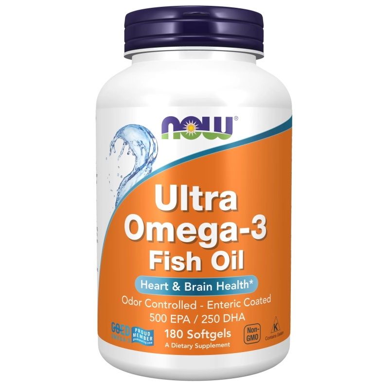 NOW Essential Fish Oil Deep Sea Omega-3 EPA/DHA 90/180 Softgels น้ำมันปลาทะเลน้ำลึก