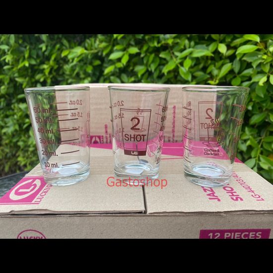 แก้ว 2 ช๊อต 60ml แก้วตวง แก้วมีสเกล ถ้วยตวง SHOT GLASS พร้อมส่ง...!!!