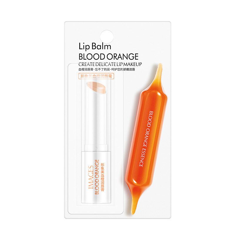 ลิปมันส้ม ลิปมัน ลิปวิตามินซี IMAGES Lip Balm Blood Orange ลิปส้ม บำรุงริมฝีปาก อมชมพู ชุ่มชื้น(620)