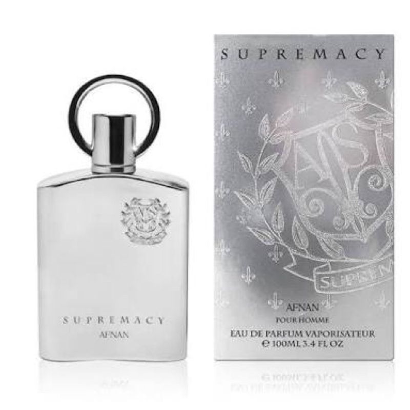 Afnan supremacy silver edp 100ml กล่องซีล