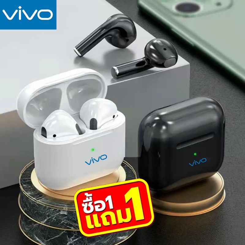 【รับประกัน 3ปี】vivo หูฟัง บลูทูธ  ของแท้100% Bluetooth 5.0 หูฟังไร้สาย earphone TWS true stereo headset with m