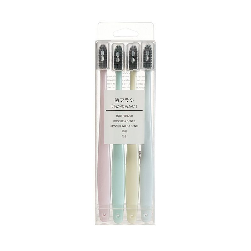 Muji ชุดเเปรงสีฟัน 4 สี 4 ด้าม