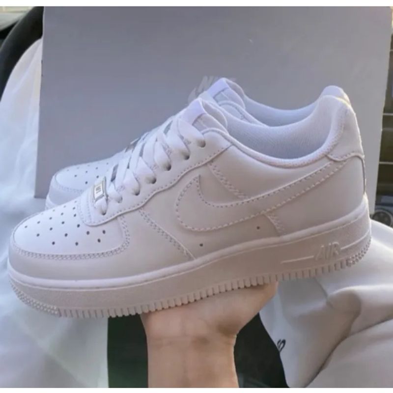 (ของแท้ 100%  )Nike ไนกี้ รองเท้าผ้าใบ รองเท้าลำลอง Air Force 1 07