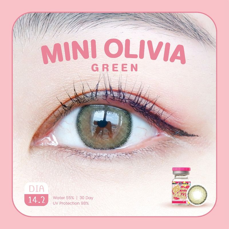 คอนแทคเลนส์ คิตตี้ คาวาอิ Mini Olivia Green