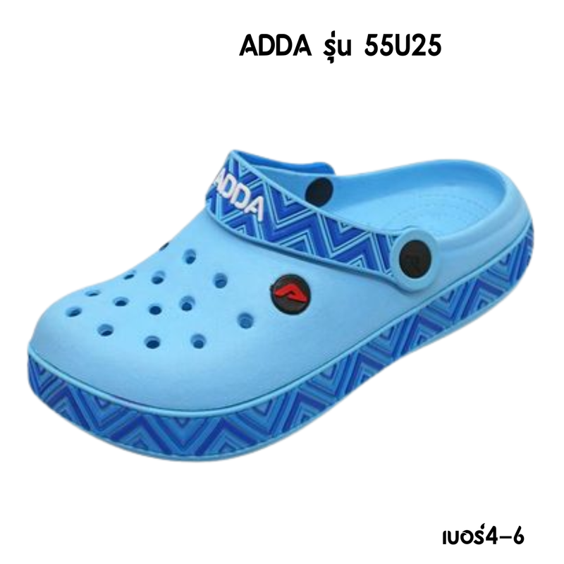 ADDA รุ่น 55U25 รองเท้าหัวโตสำหรับผู้หญิง พื้นนิ่ม เบอร์ 4 5 6