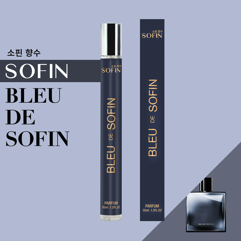 น้ำหอม BLEU de SOFIN บลู เดอ โซฟิน น้ำหอมแท้ 100% น้ำหอมผู้หญิง ขายดี น้ำหอมผู้ชาย น้ำหอมติดทนนาน24 35ml หอมนาน by SOFIN perfume