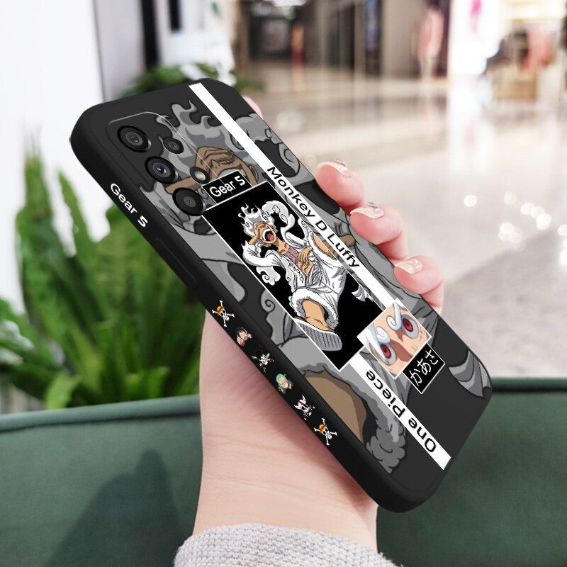 เคสเทพสุริยะ Samsung Galaxy A73 A53 A33 A23 A13 A03 A03S 5G 4G Core ซิลิโคนเหลวรูปแบบด้านข้าง