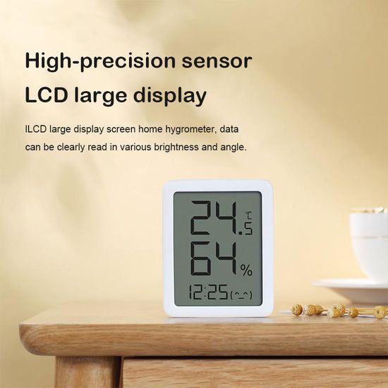 Xiaomi  Miaomiaoce Thermometer ตัววัดอุณหภูมิ เครื่องวัดอุณหภูมิ เครื่องวัดความชื้น จอ LCD ที่วัดอุณหภูมิและความชื้น ที่วัดอุณหภูมิ ความแม่นยำสูง