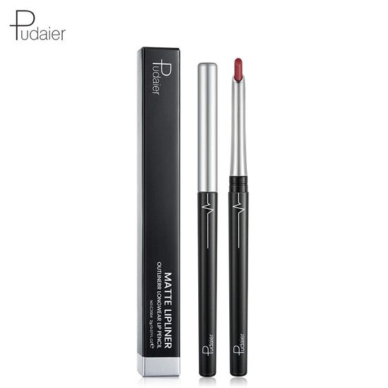 Pudaier ดินสอเขียนขอบปาก กันน้ำ 17 สี