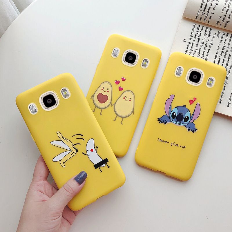 น่ารักการ์ตูนเคสโทรศัพท์สำหรับSamsung Galaxy J7 2016กรณีSM-J710Fซิลิโคนอ่อนนุ่มฝาหลังปลอกสำหรับS Amsung J7 2016